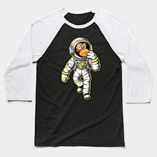 Astraminals Cartoon Monkeynaut Baseball T-Shirt